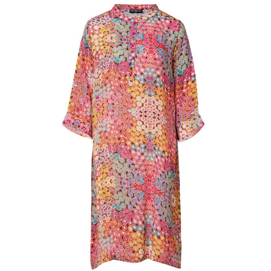 Peace Heart Joy Peach Multi Jennifer Dress