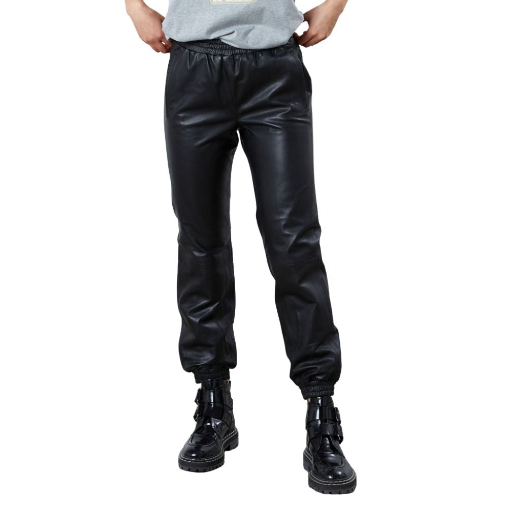 Lollys Laundry Sort Skind Bukser