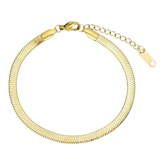 Marea - Guld Snake Chain Bracelet - 18K guldbelagt