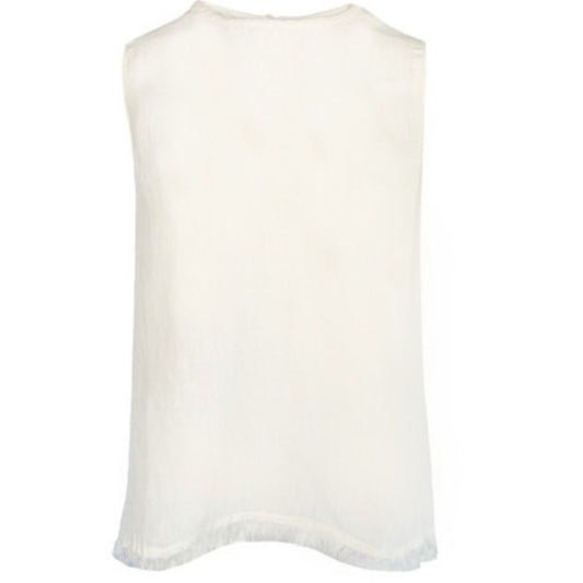 Hést White Lila Linen Top