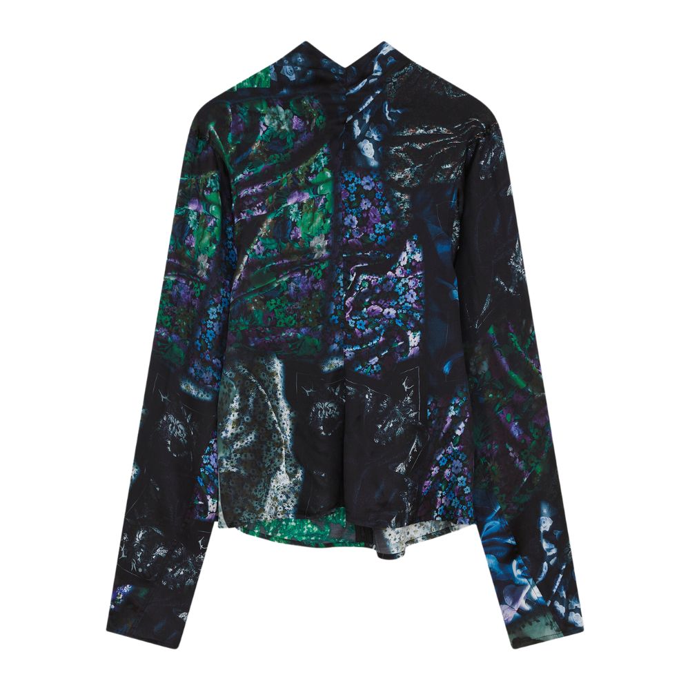 WOOD WOOD Midnight Flower Isabel Print Top