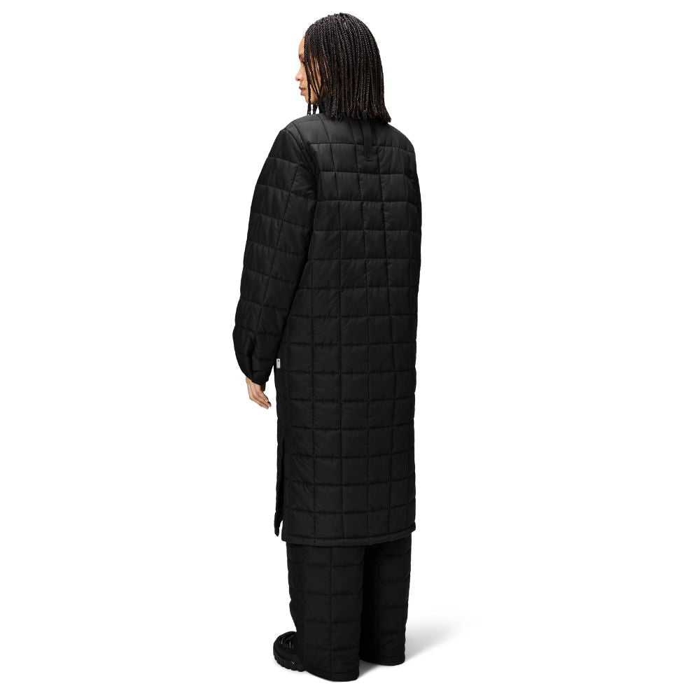 Rains Black Liner W Coat W1T2