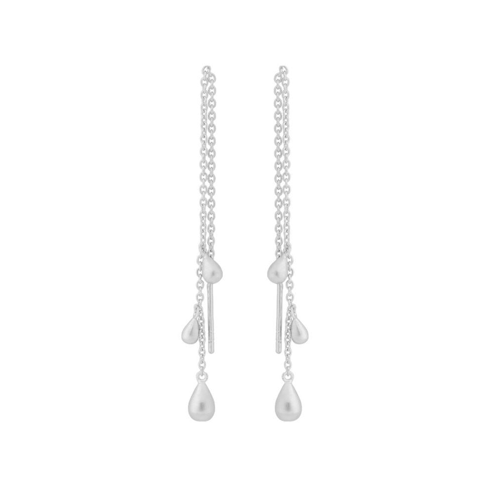 Pernille Corydon Silver Waterdrop Earchains