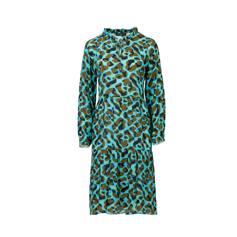 Peace Heart Joy Camo Polly Dress