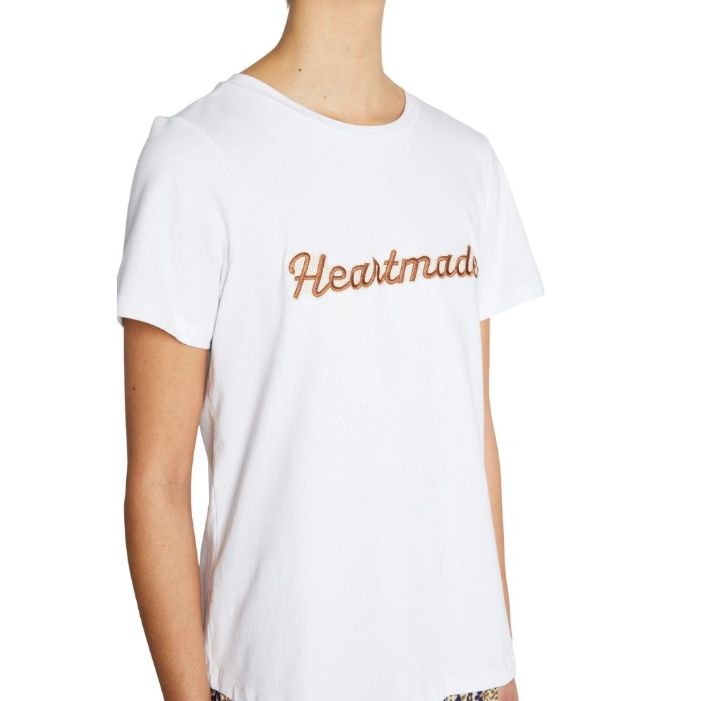 Heartmade Hvid Efia logo T-shirt