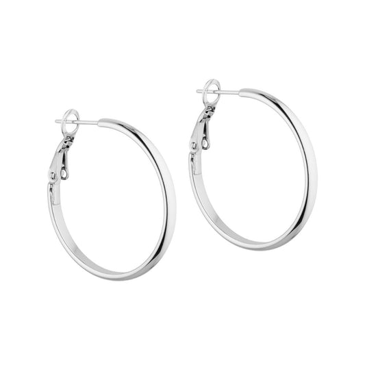 Marea Sølv Glow Tiny Hoops