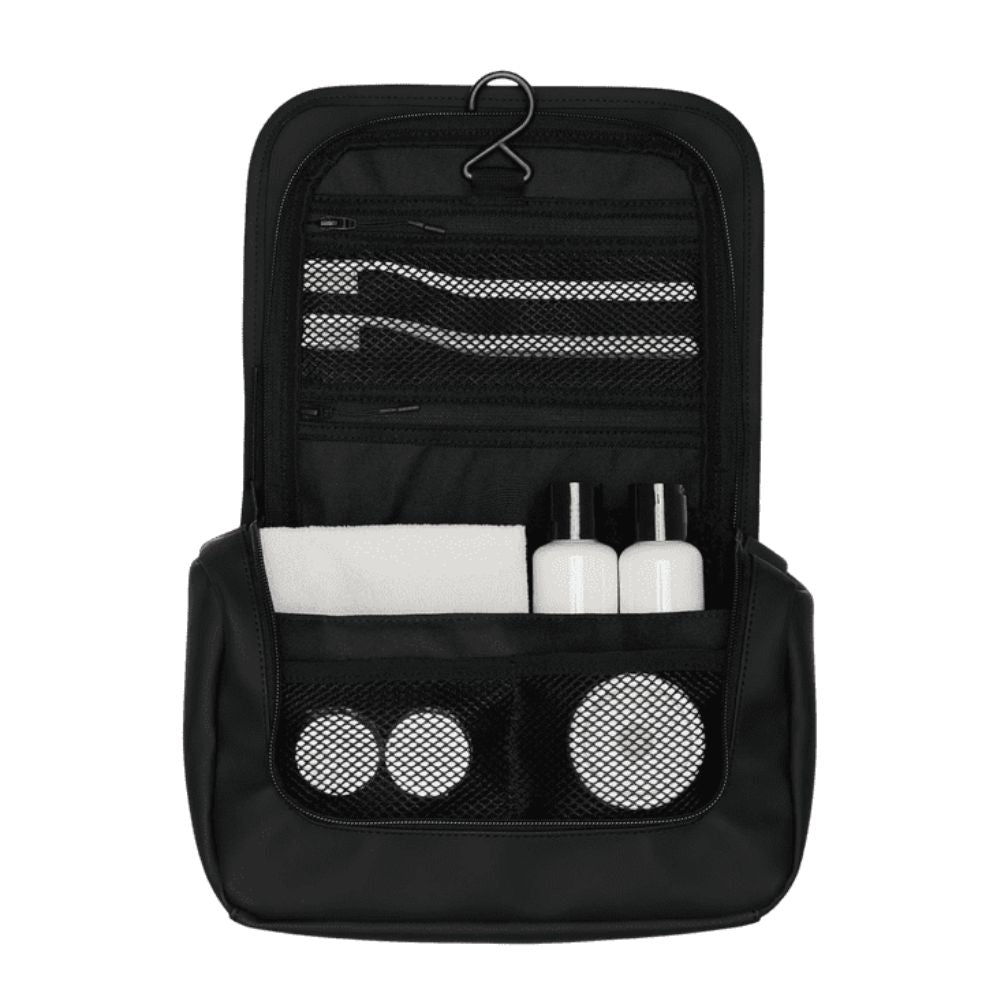 Rains Black Wash Bag