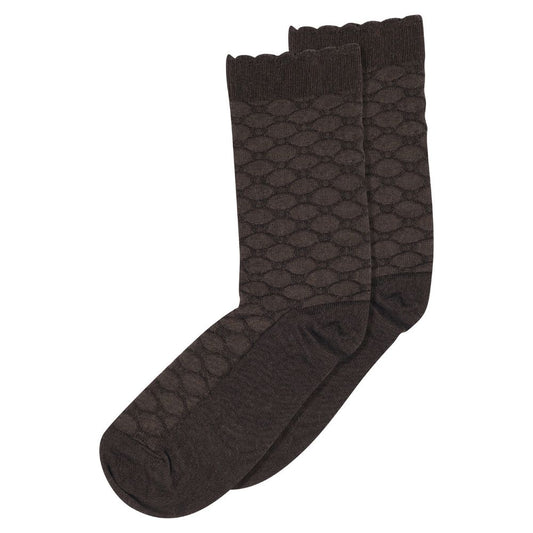 MP Denmark Dark Brown Grace Socks