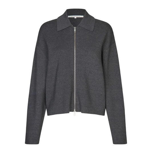 Second Female Dark Grey Siv Cardigan