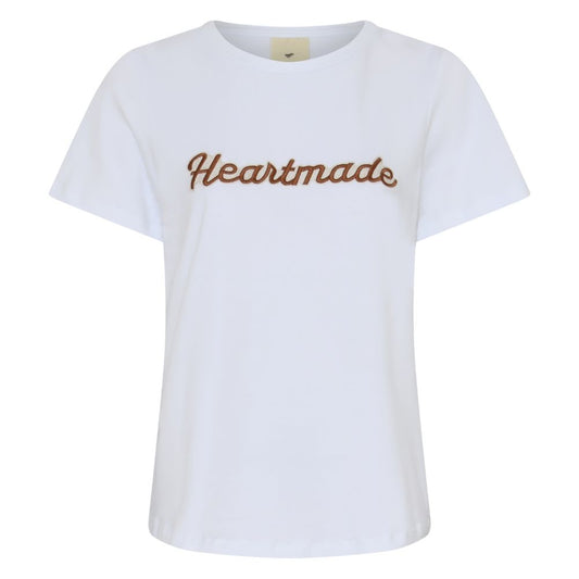 Heartmade Hvid Efia logo T-shirt