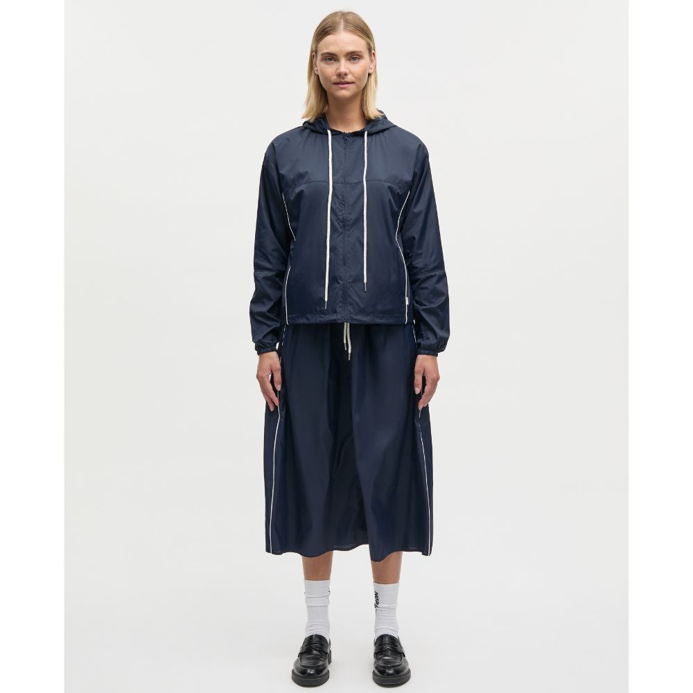 Mads Nørgaard Navy Ripstop Caro Skirt