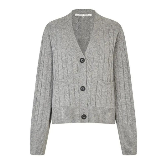 Second Female Grey Knit Cardigan