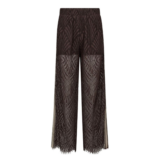 Co'Couture Brown Leti Lace Pants