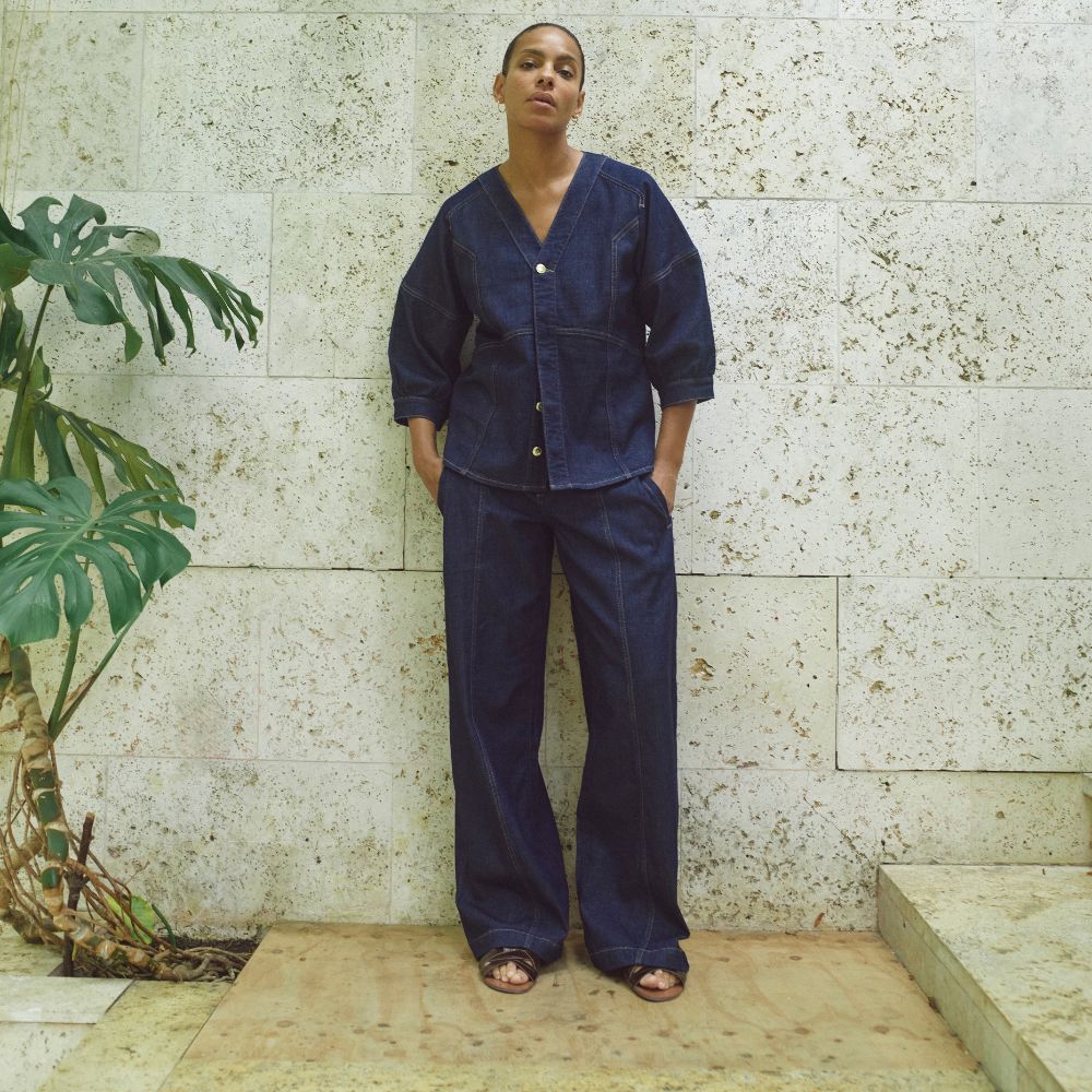 Mos Mosh Dark Blue Verone Crispy