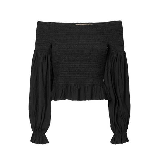 Rue De Femme Sort Gunhild Bluse