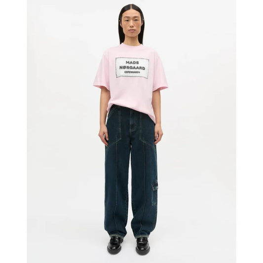 Mads Nørgaard Fairy Tale Pink Cotton Jersey Dassel Tee