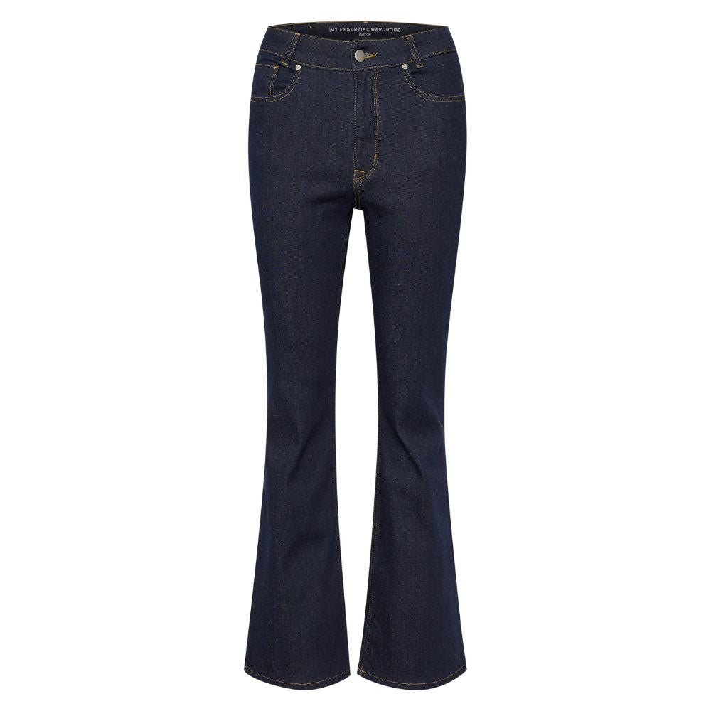 My Essential Wardrobe Dark Blue Dekota High Bootcut Jeans