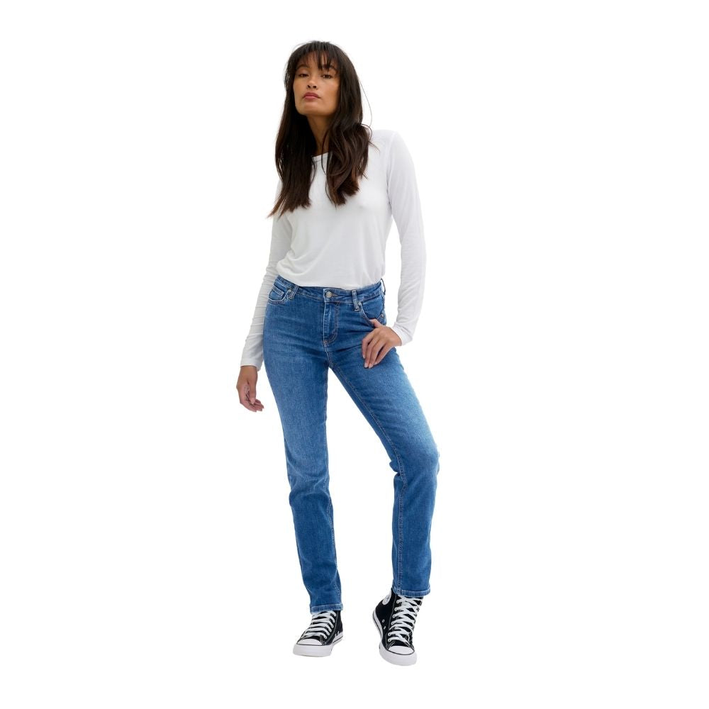 My Essential Wardrobe Medium Blue The Celina 148 High Straight Y