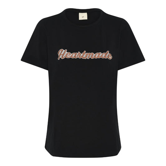 Heartmade Black Efia Logo T-shirt