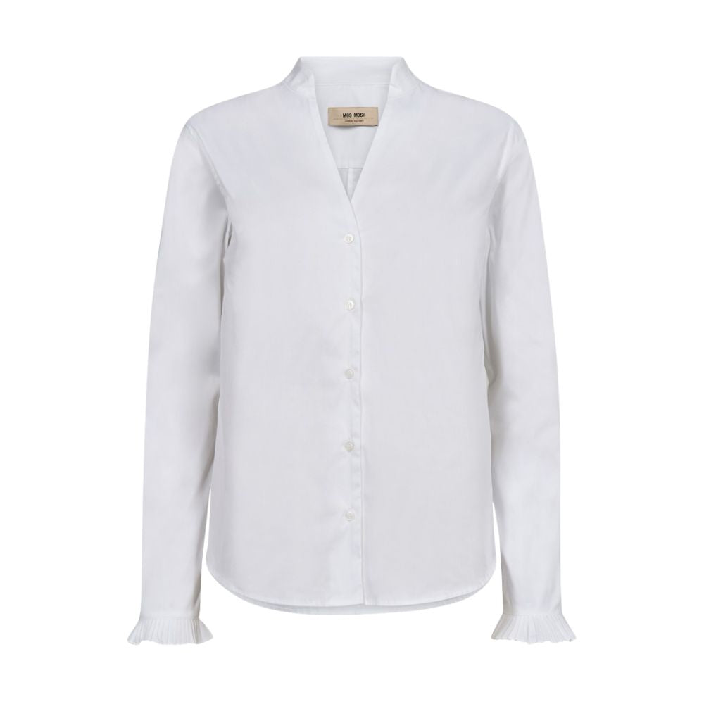 Mos Mosh Hvid Hassie Pleat Shirt
