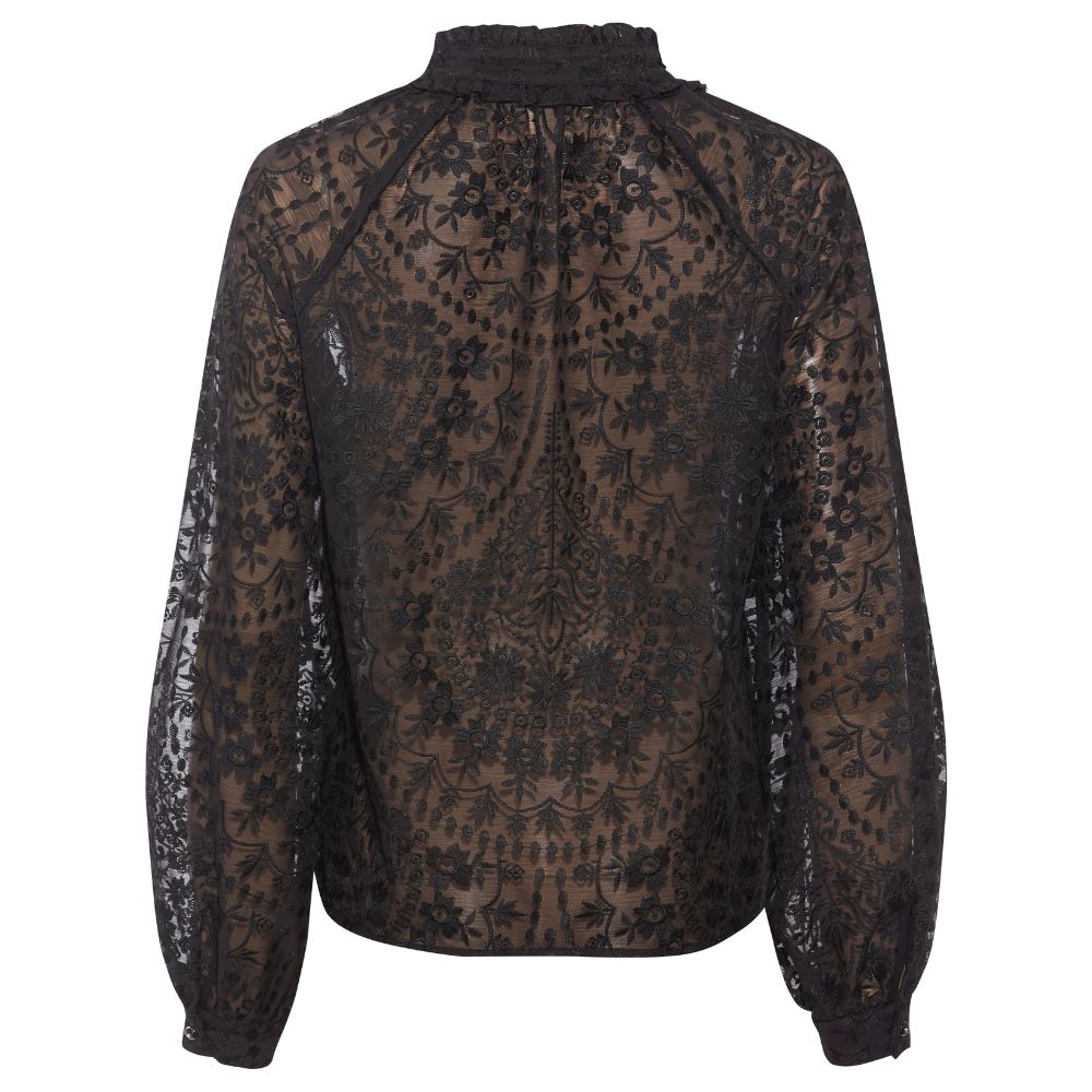 Rue De Femme Black New Letita Blouse