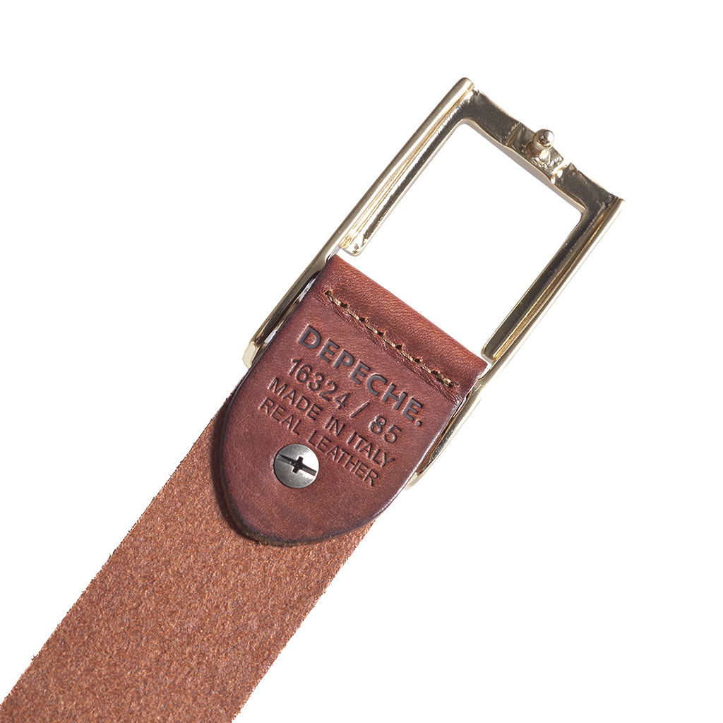 Depeche Dark Cognac Jeans Belt