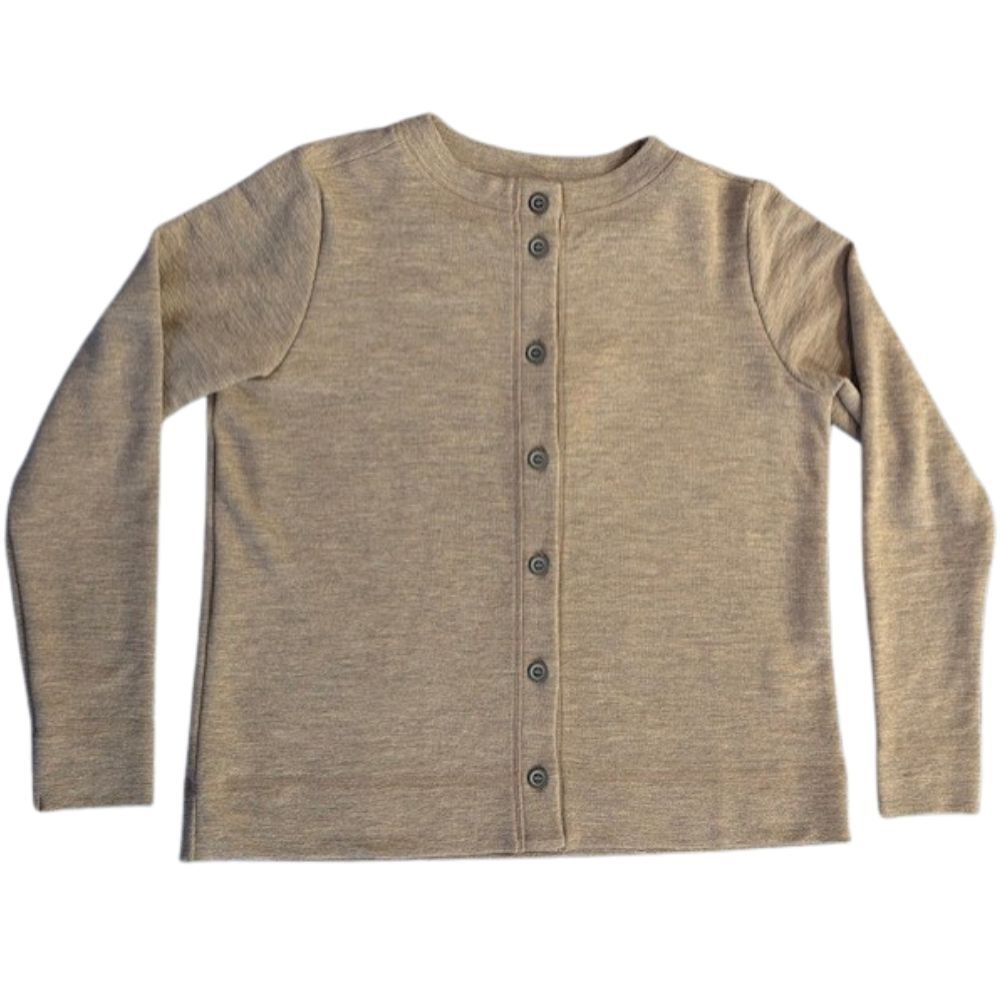 By Basics Camel Cardigan