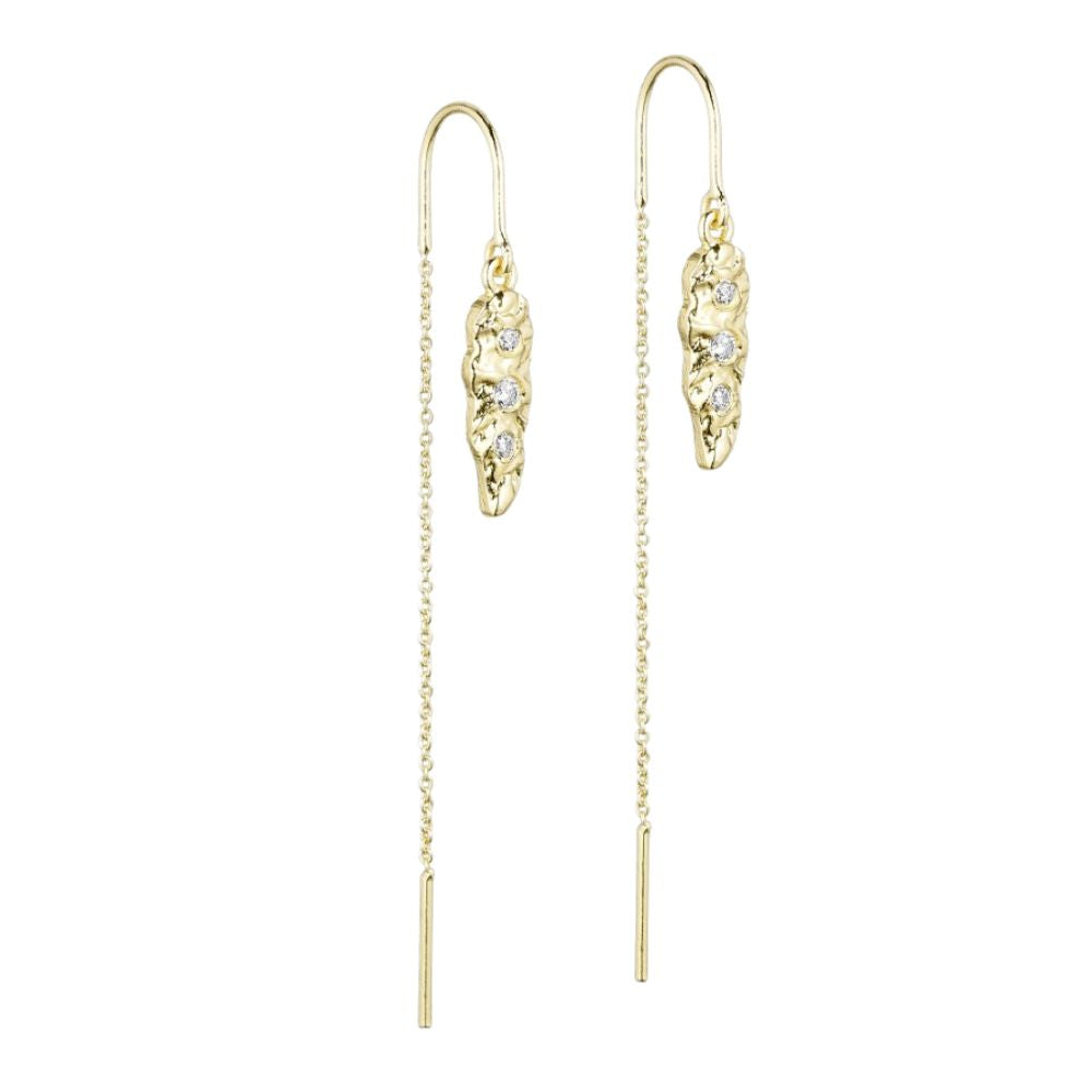 Pure By Nat Iris Chain Earrings