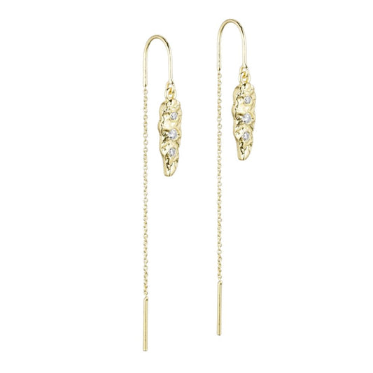 Pure By Nat Iris Chain Earrings