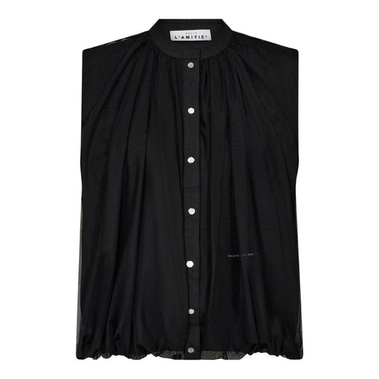 L'AMITIÉ Black Ballet Logo Tech Vest