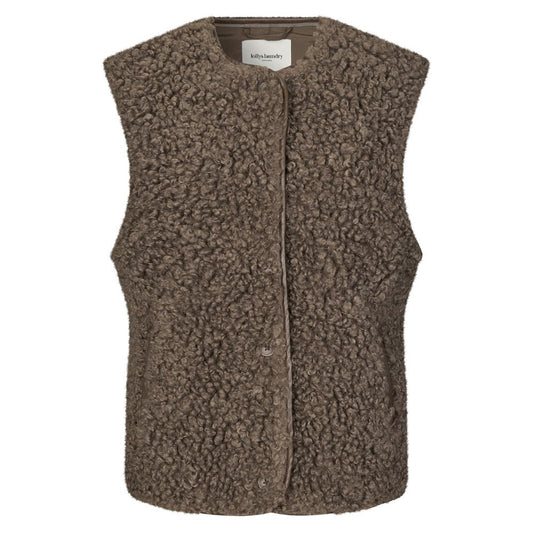 Lollys Laundry Dark Mokka Vada vest