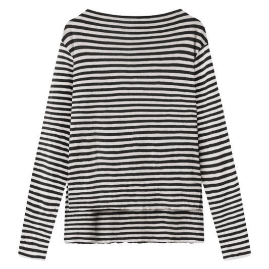 By Basics White/Black Shirt Slits