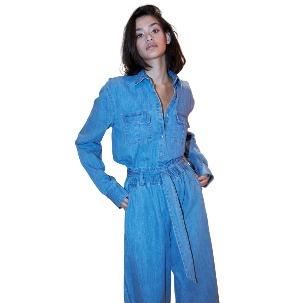 Lollys Laundry Light Blue Jalna Shirt