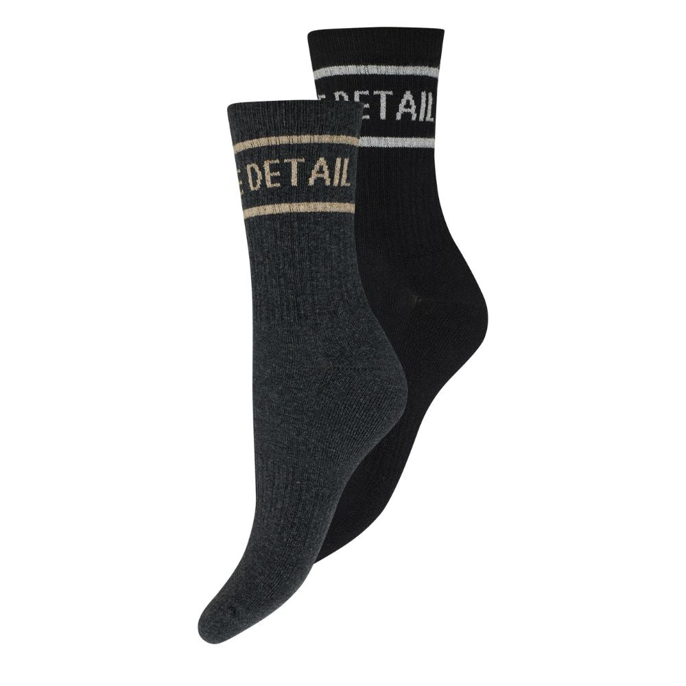 Hype The Detail Black/Grey Sock