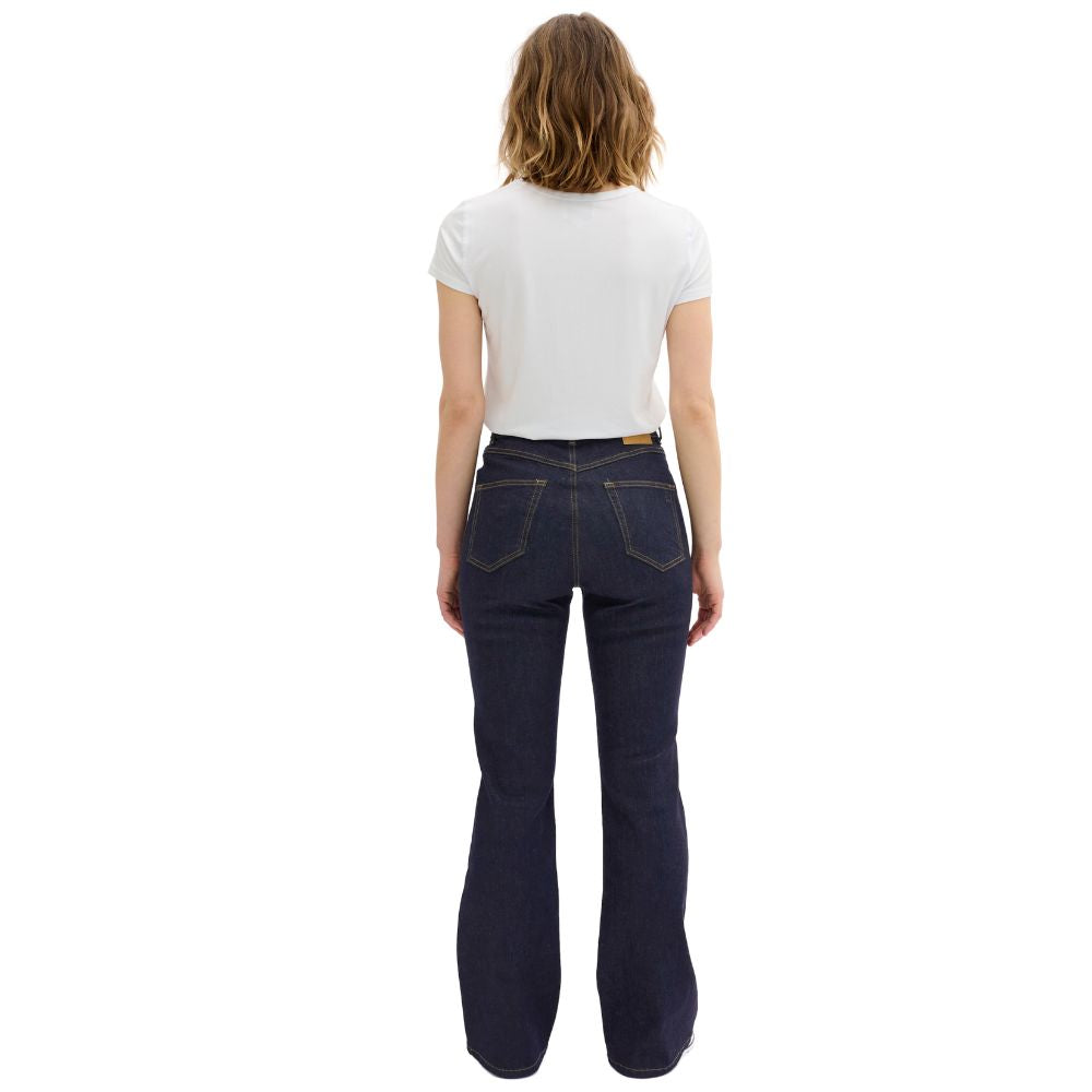 My Essential Wardrobe Dark Blue Dekota High Bootcut Jeans