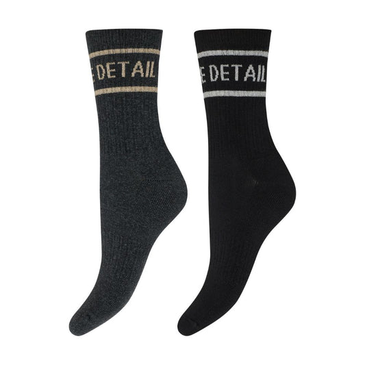 Hype The Detail Black/Grey Sock