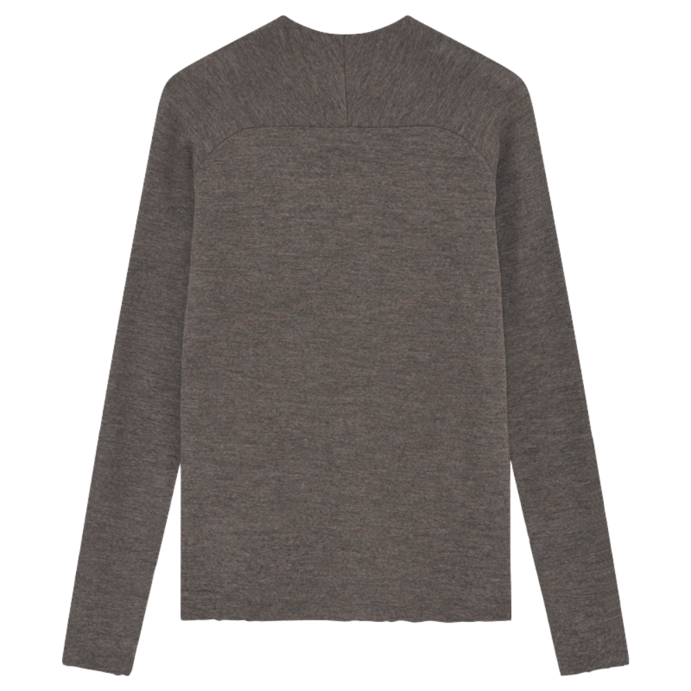 By Basics Brun Melange Blouse
