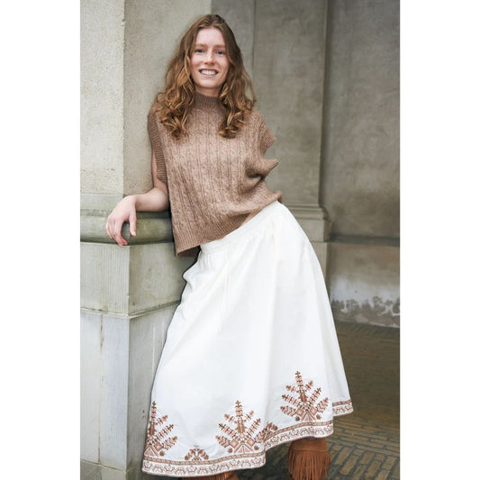 Lollys Laundry Camel Finn Knit Vest