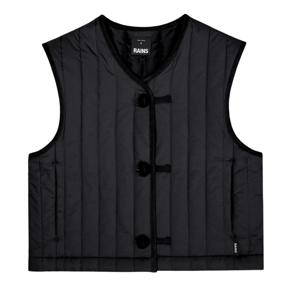 Rains Black Banja short liner vest