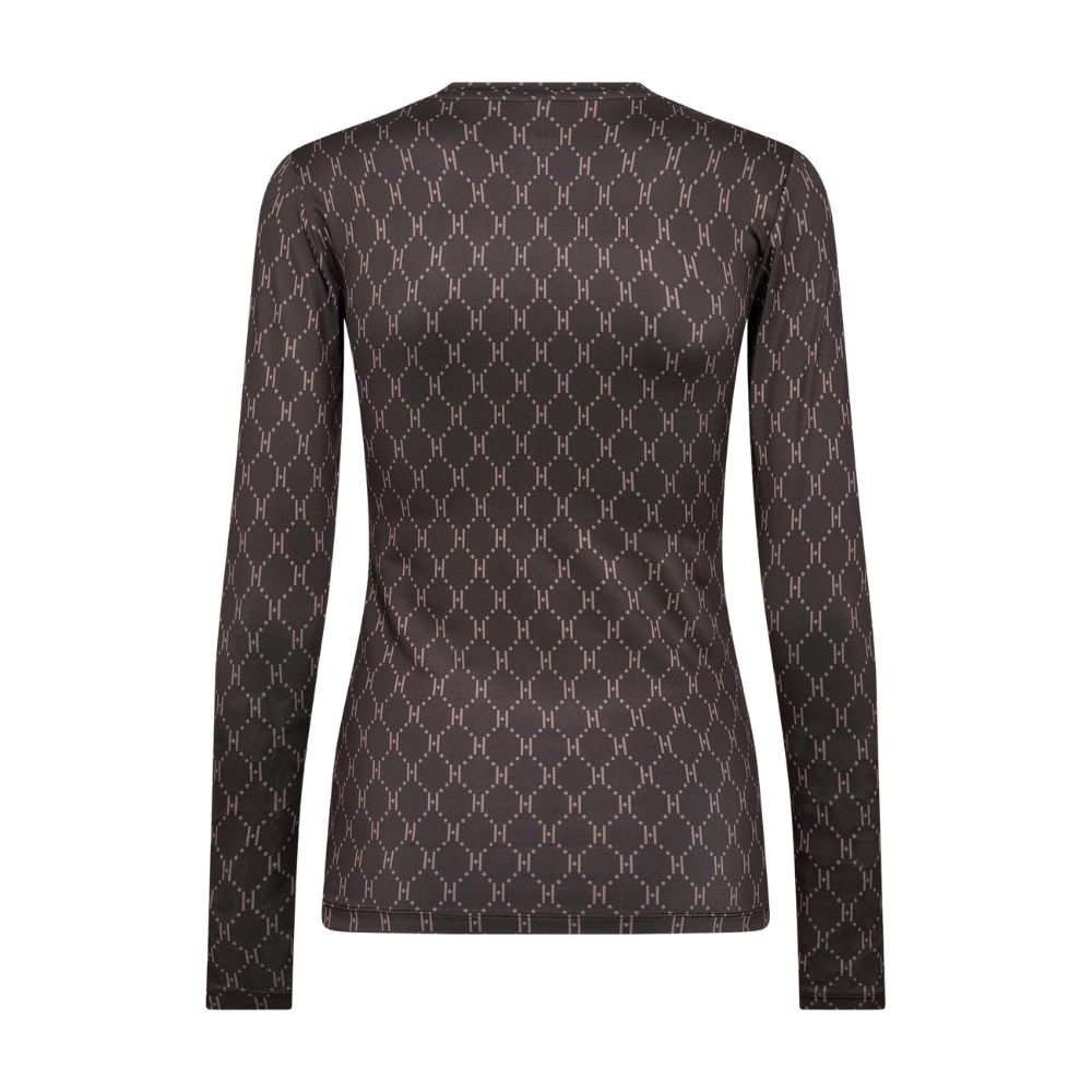 Hype The Detail Brown Logo Bluse