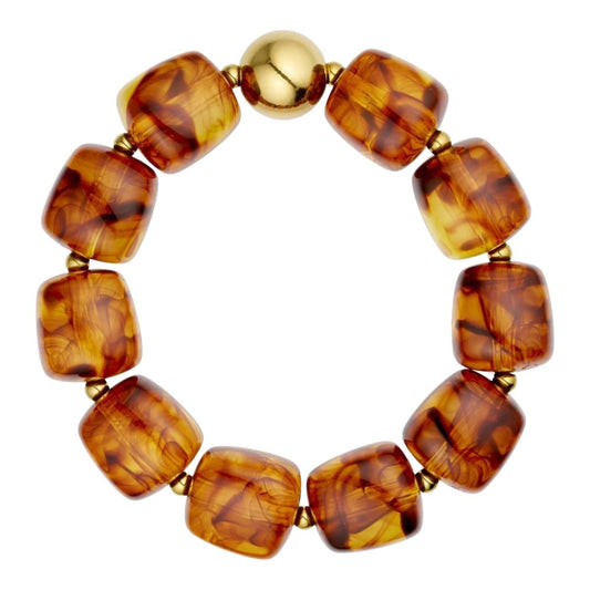 Marea - Amber Bracelet - 18K guldbelagt