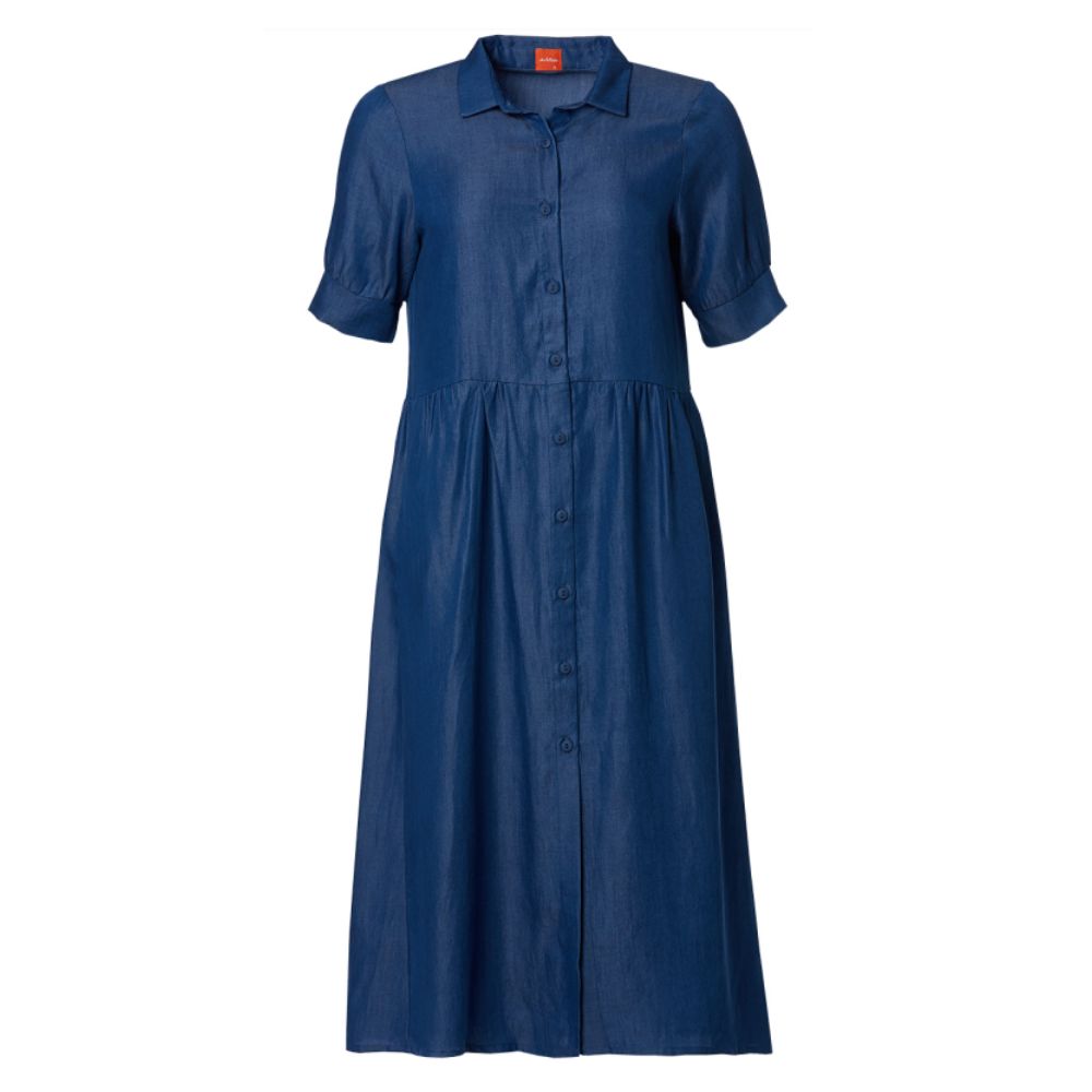 Du Milde Lines Denim Darkblue Kjole