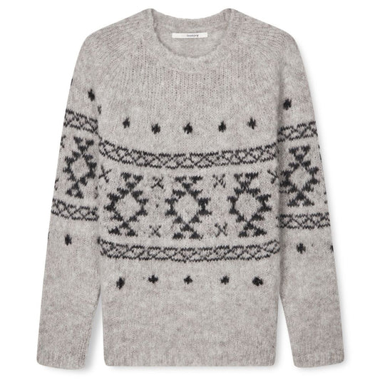 Sibin Linnebjerg Grå Emery Sweater