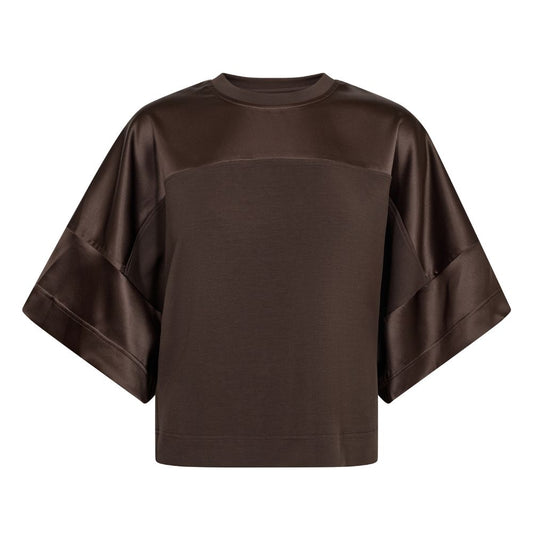 Mos Mosh Brun Lela Satin Sweatshirt