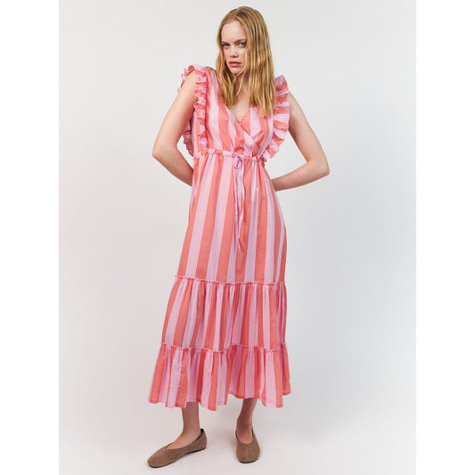 Lollys Laundry Light Pink Samo Midi Dress