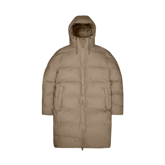 Rains Beige Alta longer Puffer