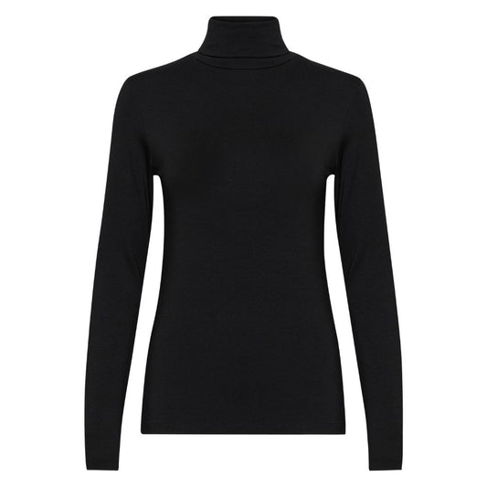 My Essential Wardrobe Black Vista Rollneck