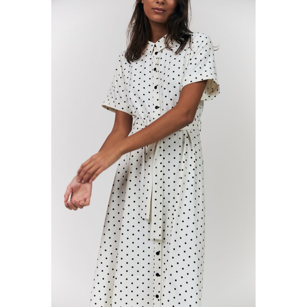 Lollys Laundry Dot Blake Midi Dress