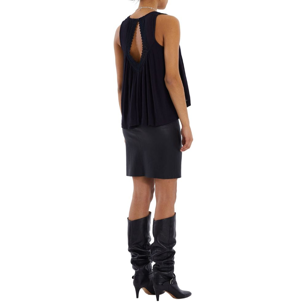 Lollys Laundry Washed Black Newton Top