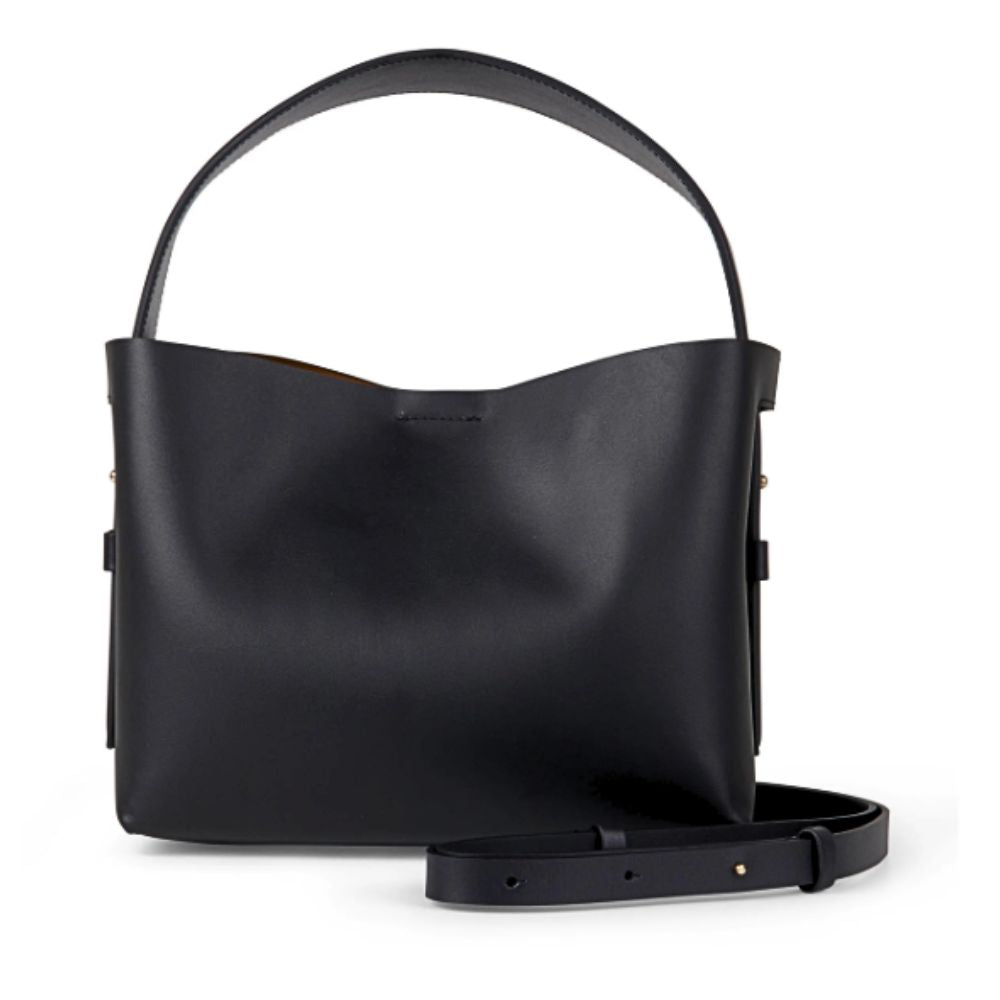 Second Female Black Leata Leather Bag
